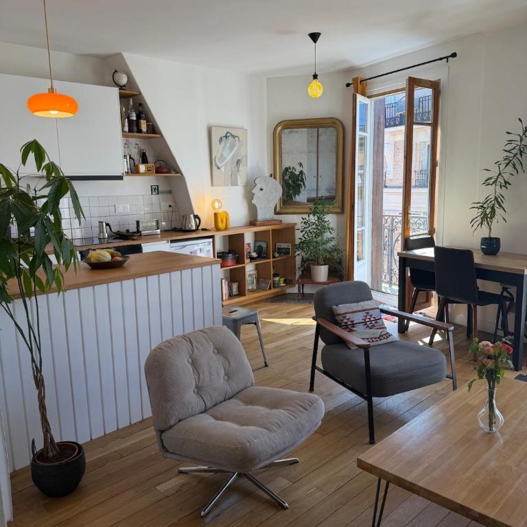 Appartement lumineux à 5 minutes des Buttes-Chaumont - Appartement 1 Chambre - 6