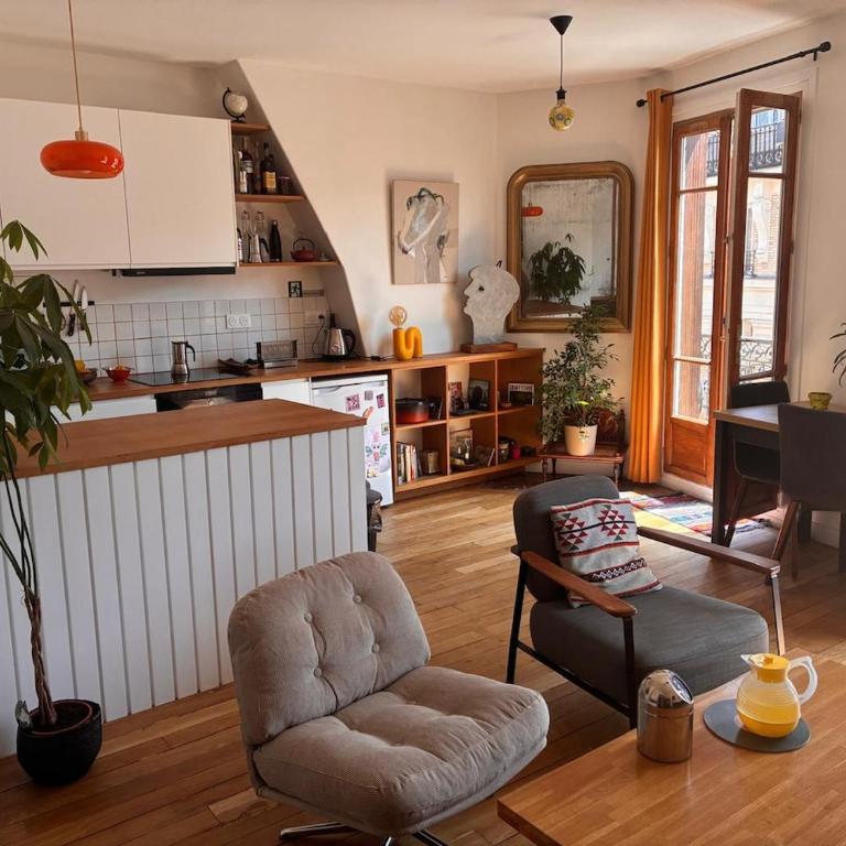 Appartement lumineux à 5 minutes des Buttes-Chaumont - Appartement 1 Chambre - 1