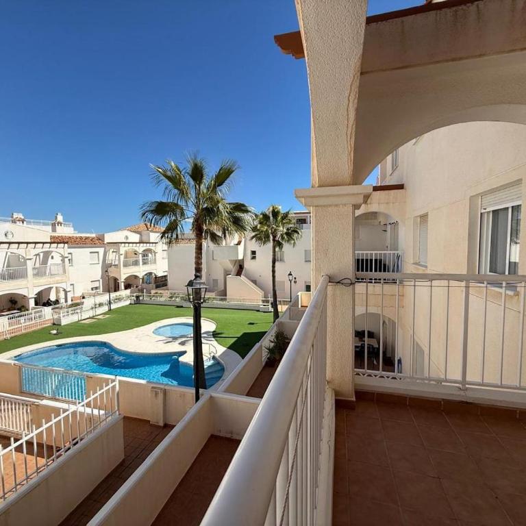 Golf & Retreat - Apto para 4 personas a 100m de la playa de Mojacar - Apartamento de 2 dormitorios con vistas a la piscina - 27