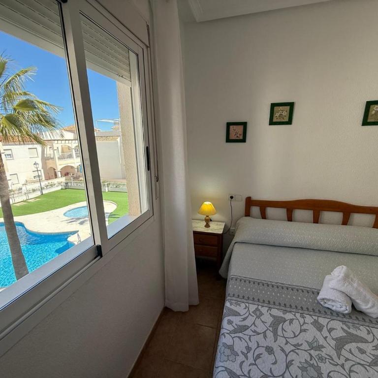 Golf & Retreat - Apto para 4 personas a 100m de la playa de Mojacar - Apartamento de 2 dormitorios con vistas a la piscina - 11