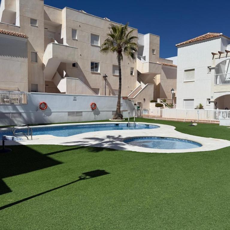 Golf & Retreat - Apto para 4 personas a 100m de la playa de Mojacar - Apartamento de 2 dormitorios con vistas a la piscina - 5