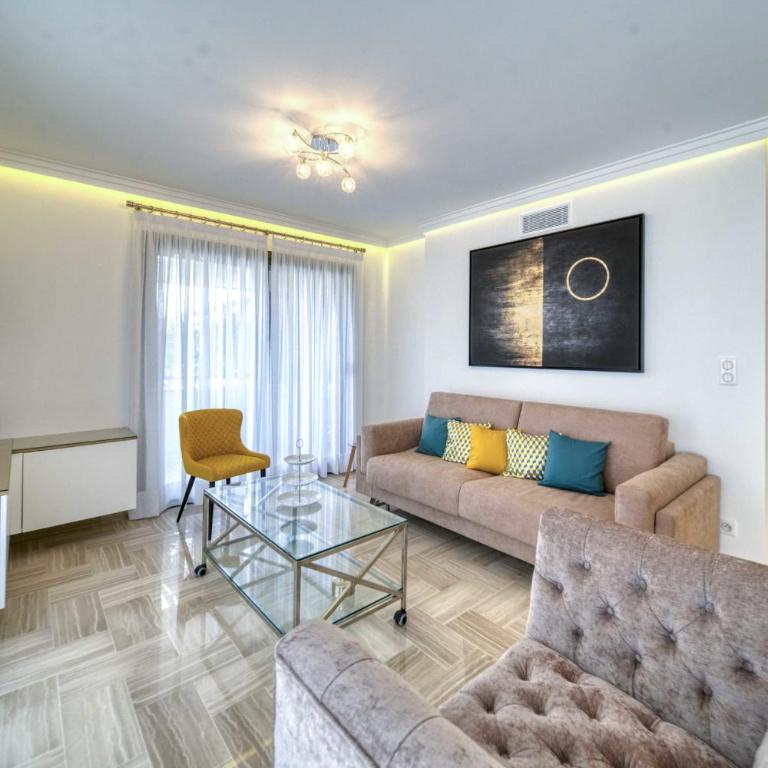 REF 1408 - Cannes Arrière Croisette - Appartement vue mer à louer - Appartement - 6