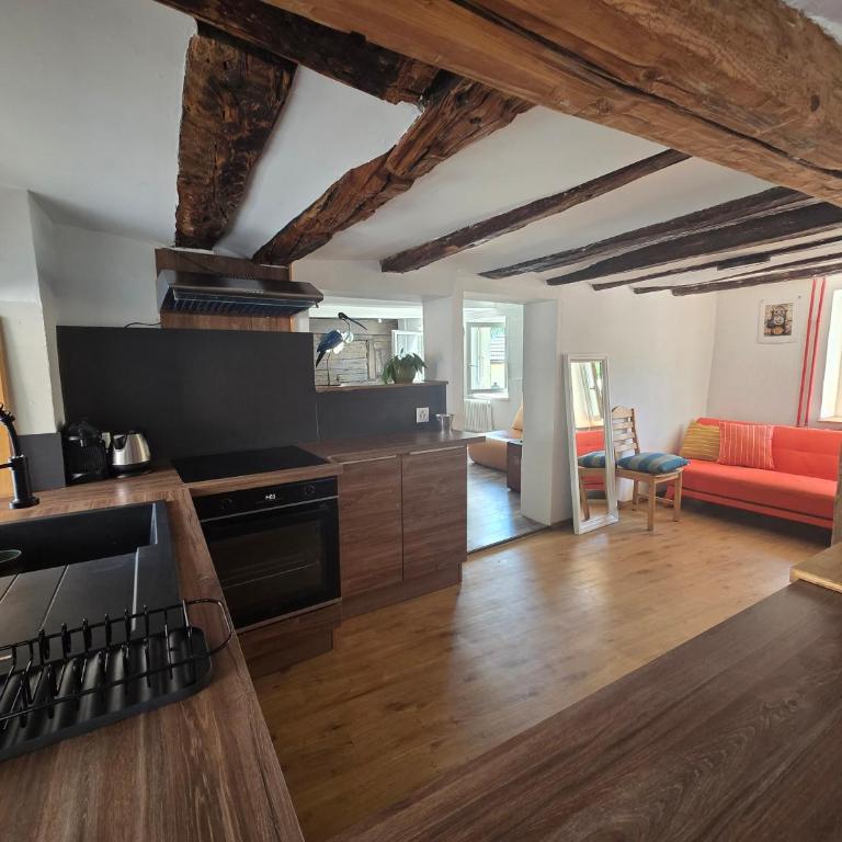 Les appartements du Manoir - Vue Alpes, proche Château de Villa - Apartment mit 1 Schlafzimmer, Balkon und Stadtblick - 7