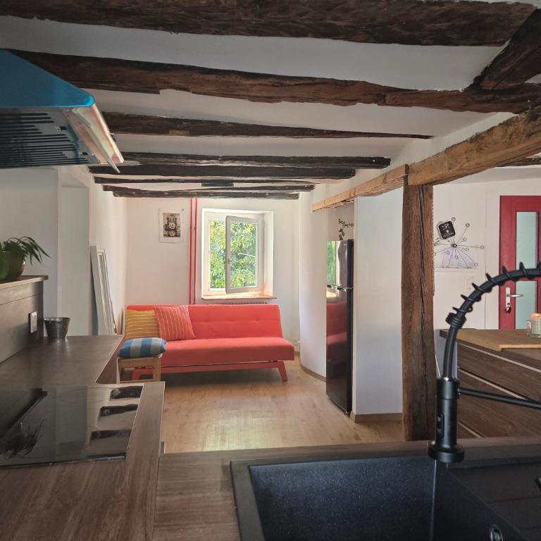 Les appartements du Manoir - Vue Alpes, proche Château de Villa - Apartment mit 1 Schlafzimmer, Balkon und Stadtblick - 9