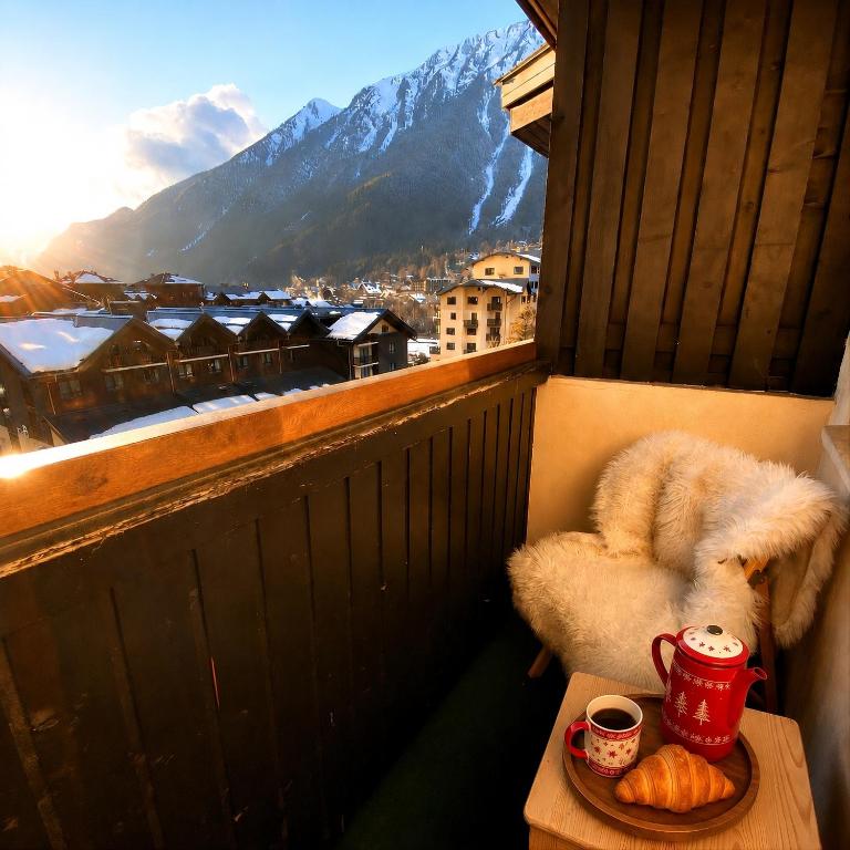 Le Chamois 5E Balcon panoramique MontBlanc avec parking gratuit - Appartement avec Vue sur la Montagne - 6