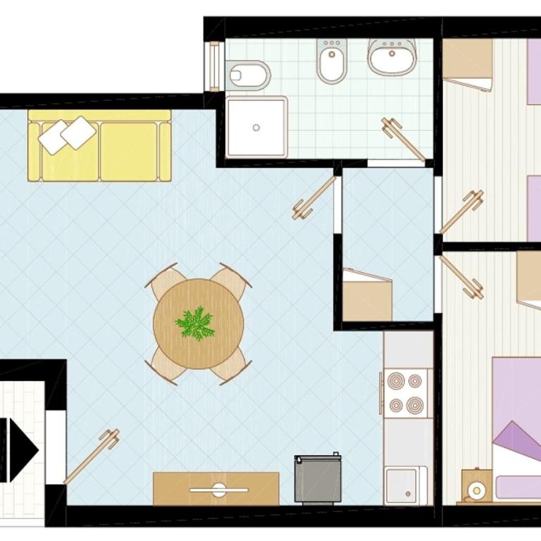 Villaggio White Star - Appartamento con 2 Camere da Letto e Terrazza - 12