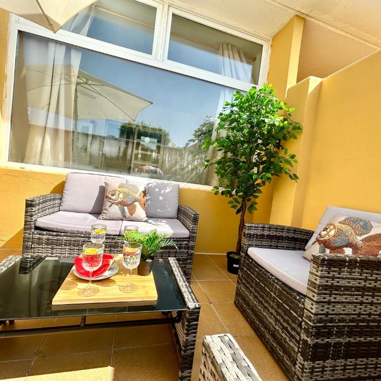 GATU SIROCO junto la playa, piscina, aire acc, terraza -Preferente mayores de 21 años y familias " - Apartment mit Terrasse - 21