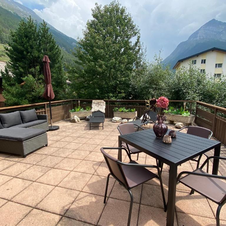 Refuge alpin, vue et grande terrasse - Apartment mit 1 Schlafzimmer - 28