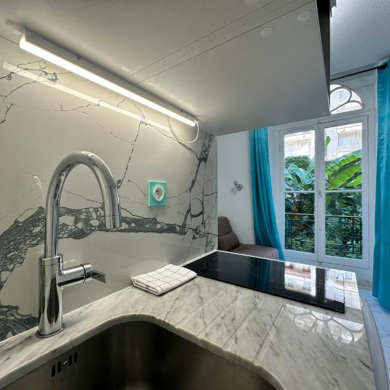 HORIZON BLEU 5 Air conditioning GARDEN 3 minutes beach - Studio - 14