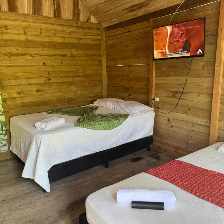Cabaña Vikana - Habitación Doble con baño privado - 1