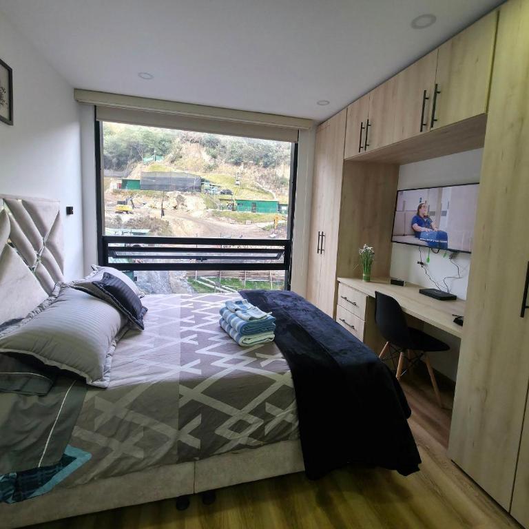 Confortable Loft ejecutivo, North point Usaquén - Apartamento con vistas a las montañas - 22