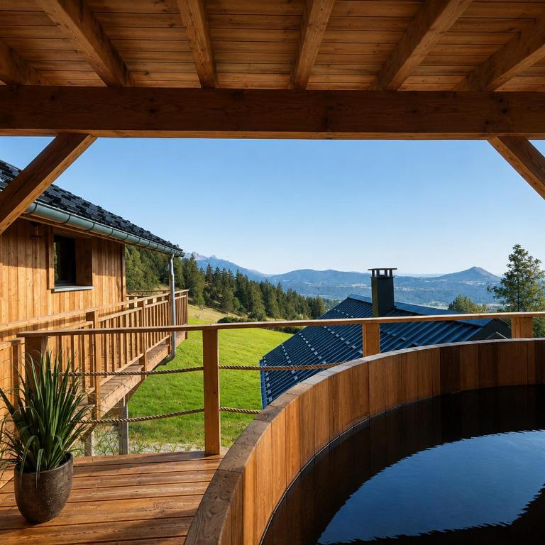 Les 2 Chalets Alpins & Bains Nordiques - Two-Bedroom Chalet - 3