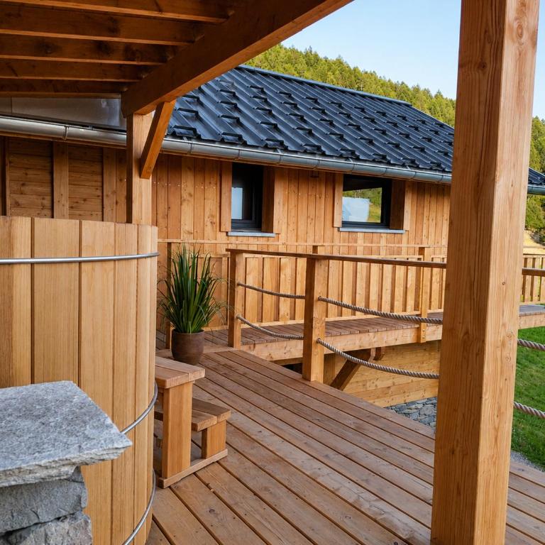Les 2 Chalets Alpins & Bains Nordiques - Two-Bedroom Chalet - 2