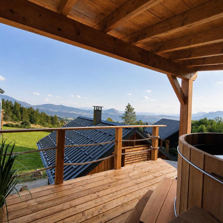 Les 2 Chalets Alpins & Bains Nordiques - Two-Bedroom Chalet - 1
