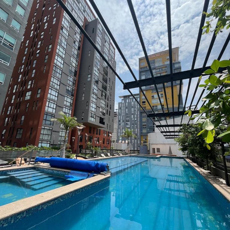 Gran departamento con alberca en la Americana, zona Chapultepec Guadalajara - Apartment mit 2 Schlafzimmern und Stadtblick - 47