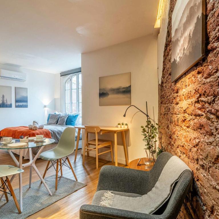 HOM I Wifi AirAcond Studio Cultura Vida Lastarria - Apartment - 24