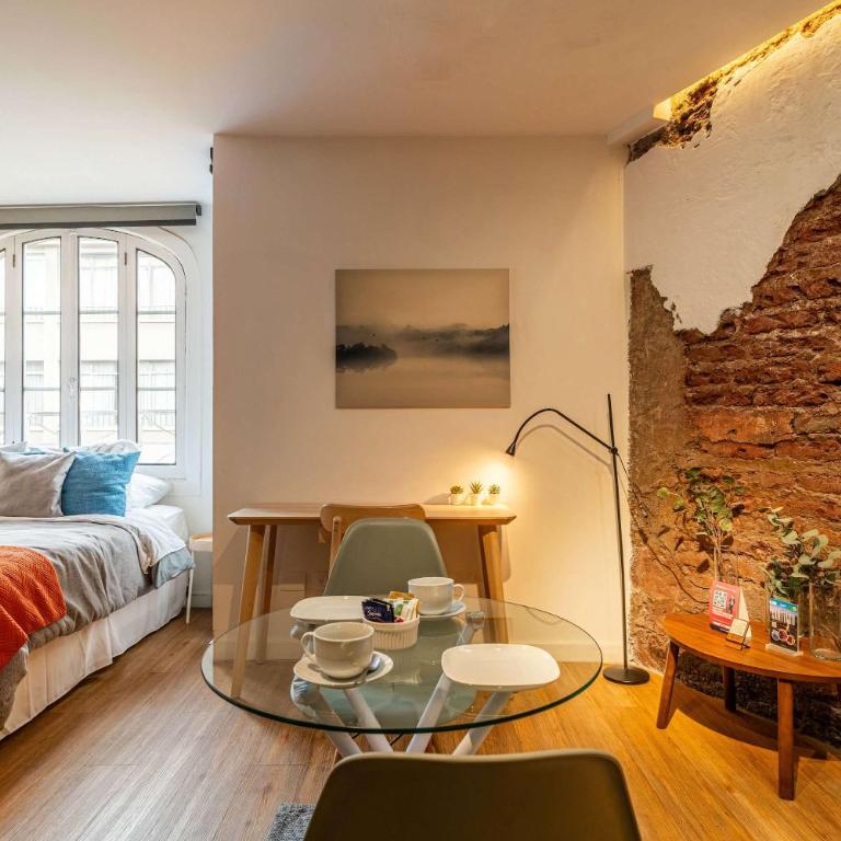 HOM I Wifi AirAcond Studio Cultura Vida Lastarria - Apartment - 32