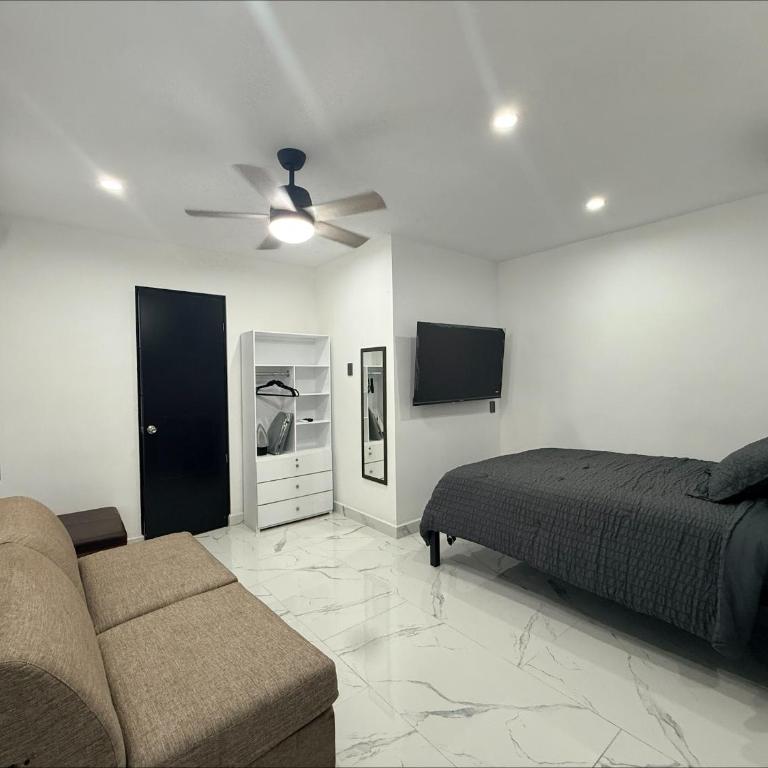 Lujoso departamento con alberca y jacuzzi - Apartamento de 1 dormitorio - 3
