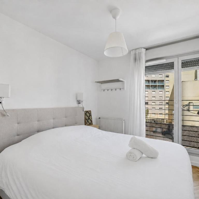 Superbe 4 Pièces - Cosy et Lumineux avec Parking privé - Tête d'Or - Appartamento con 3 Camere da Letto e con Balcone - 9