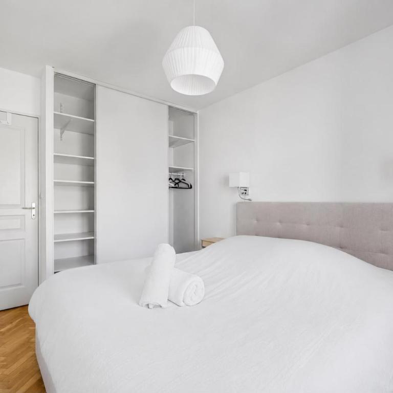 Superbe 4 Pièces - Cosy et Lumineux avec Parking privé - Tête d'Or - Appartamento con 3 Camere da Letto e con Balcone - 8