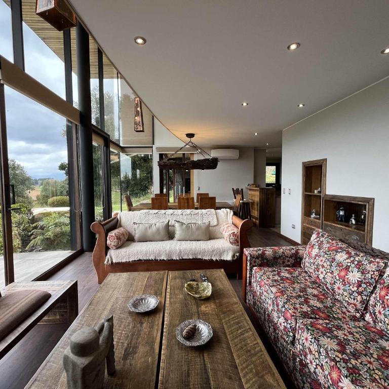 Luxury House with Jacuzzi SummerPool Villarrica - Casa - 5