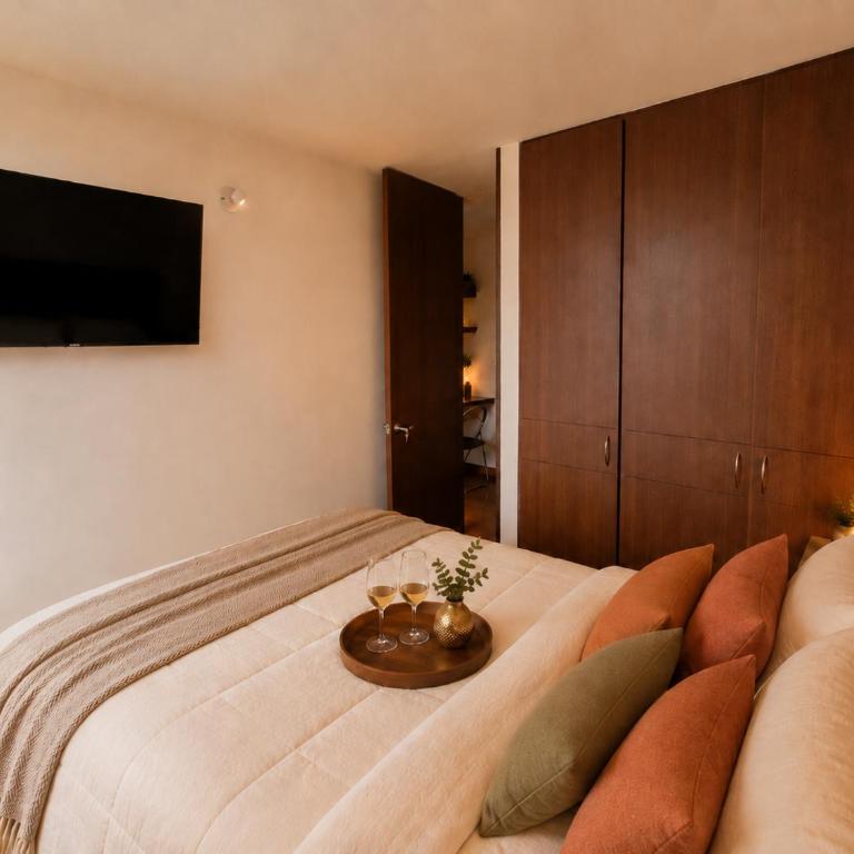 Panorama Tunja, 3 habitaciones, balcones, parqueadero y WiFi 400 Mbps - Apartamento de 3 dormitorios con balcón - 9