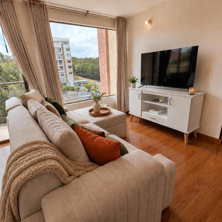 Panorama Tunja, 3 habitaciones, balcones, parqueadero y WiFi 400 Mbps - Apartamento de 3 dormitorios con balcón - 15