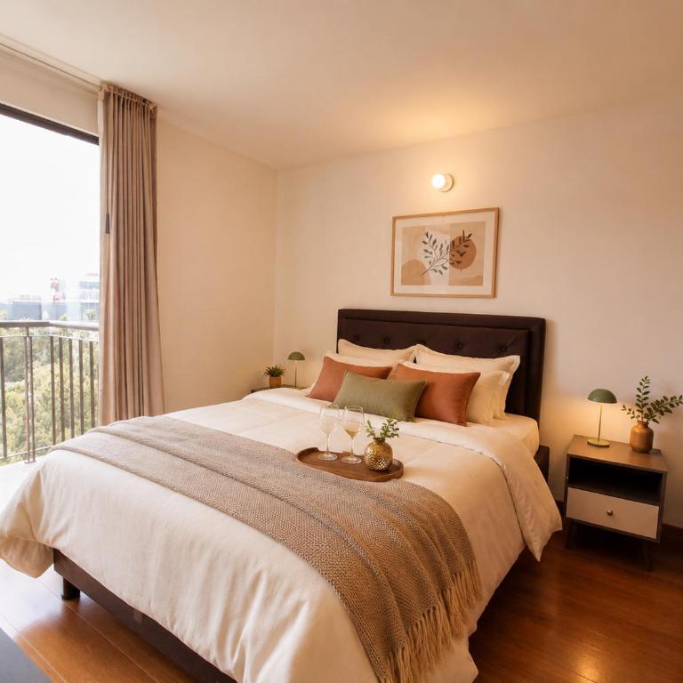 Panorama Tunja, 3 habitaciones, balcones, parqueadero y WiFi 400 Mbps - Apartamento de 3 dormitorios con balcón - 16