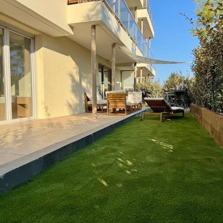 Private Garden Riviera Escape, Pool, Near Beach & Antibes - Appartement 1 Chambre - 9