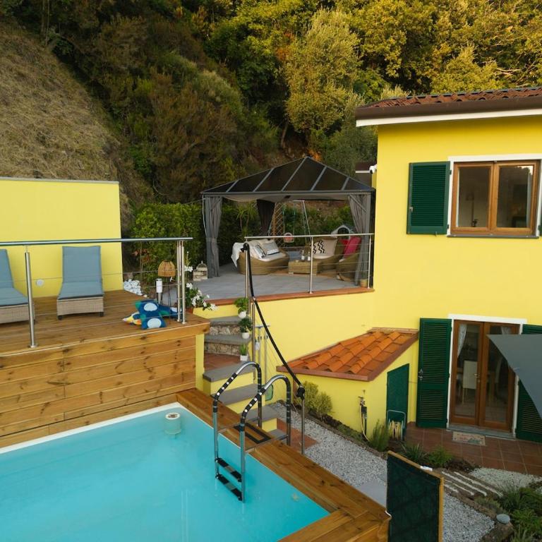 Villa tra gli ulivi - piscina e relax con vista sul mare - Villa - 9