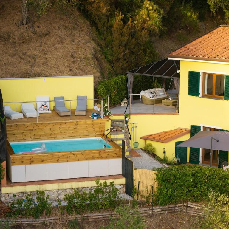 Villa tra gli ulivi - piscina e relax con vista sul mare - Villa - 8