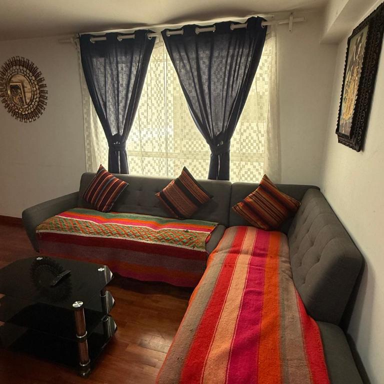 Acogedor mini depa en Residencial Aura Wanchaq Cusco - Two-Bedroom Apartment - 7