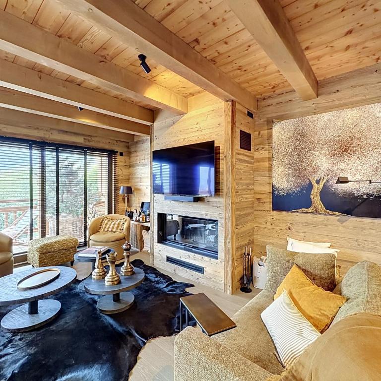 Superbe demi-chalet au cœur du village - 8 pers. - Chalet 3 Chambres - 7