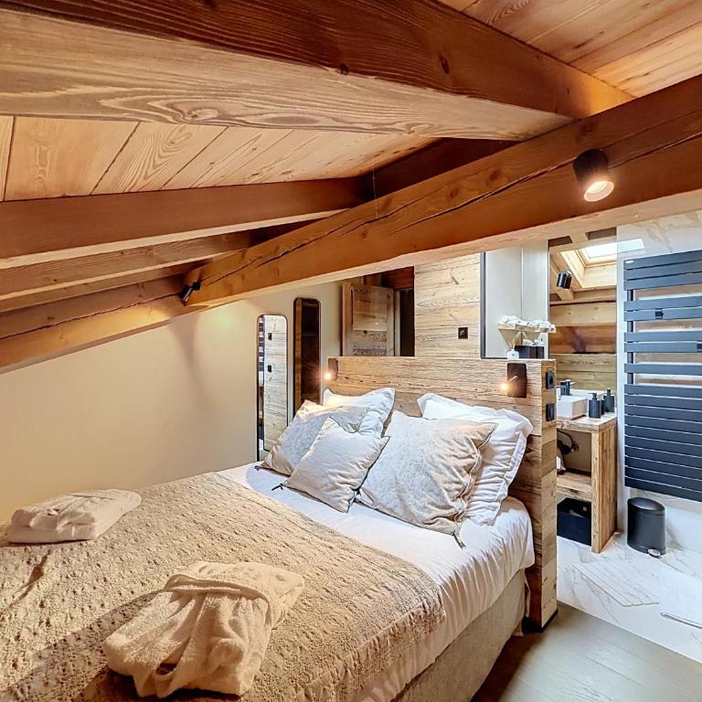 Superbe demi-chalet au cœur du village - 8 pers. - Chalet 3 Chambres - 15