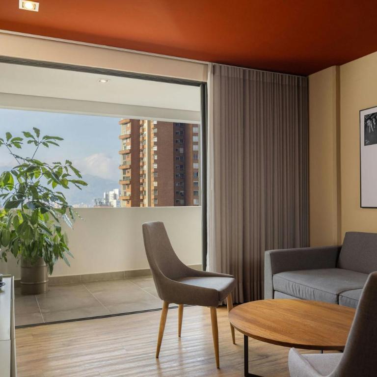 Loma, Medellin, a Tribute Portfolio Hotel - King Suite with Sofa Bed and City View - 1