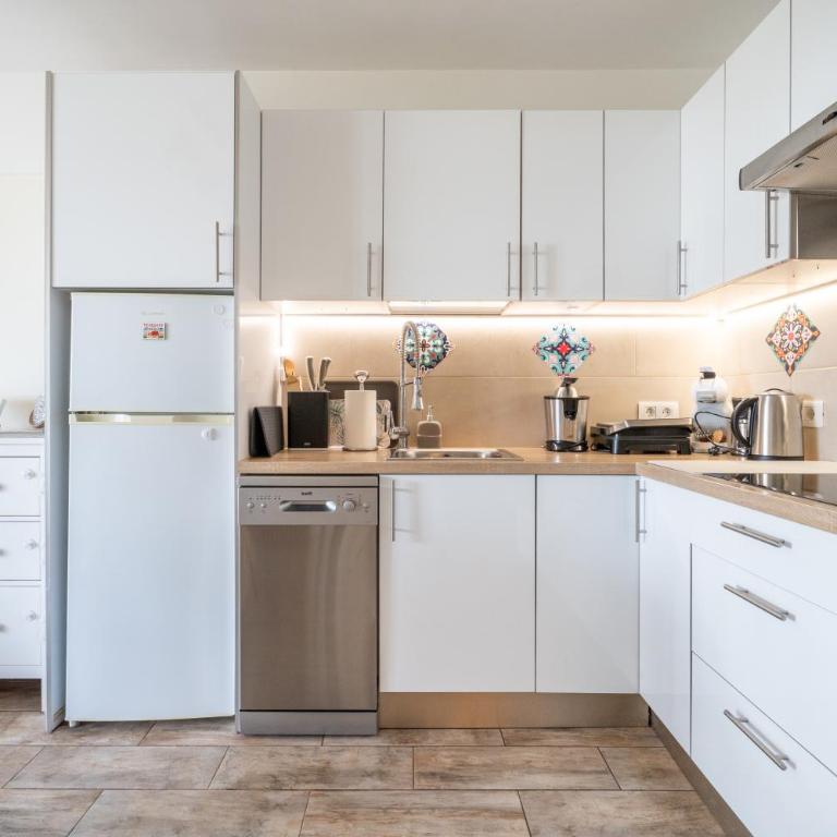 Paz Ocean View, 2 Air Conditioners, Wifi, Heated pool, private parking - Appartement 1 Chambre - 18