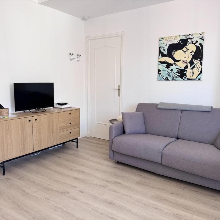T2 climatisé - Palais et plage à pied - Appartement 1 Chambre - 3