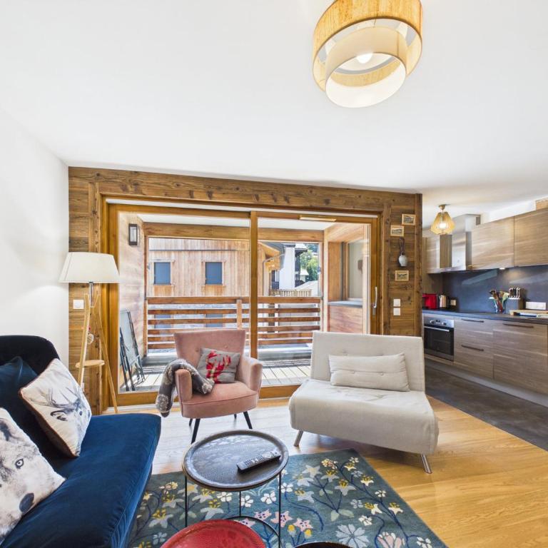 Appartement neuf, luxueux, au cœur des Gets avec terrasse, parking sécurisé, proche commerces et pistes. - FR-1-623-116 - Appartement (6 Adultes) - 5