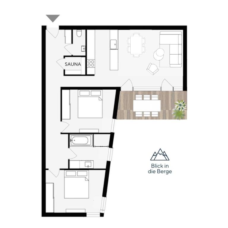 Stunning mountain views sauna walk to ski lift - Apartment - 22