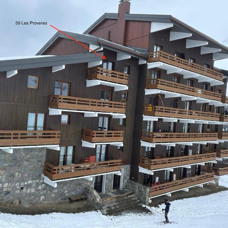 Ski-in Ski-out Apartment in Meribel Mottaret, Trois Vallees - Appartement 3 Chambres - 46