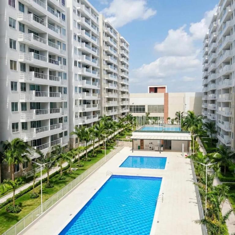 Apto 3Hab Piso 5 Piscina Gym Wifi Aire AC Parqueadero Soledad - Apartamento de 3 dormitorios con piscina privada - 9