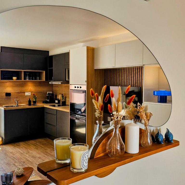 L'Horizon Bleu, Superbe Vue Mer, Piscine, Parking, Climatisation - Appartement 1 Chambre - Vue sur Mer - 3