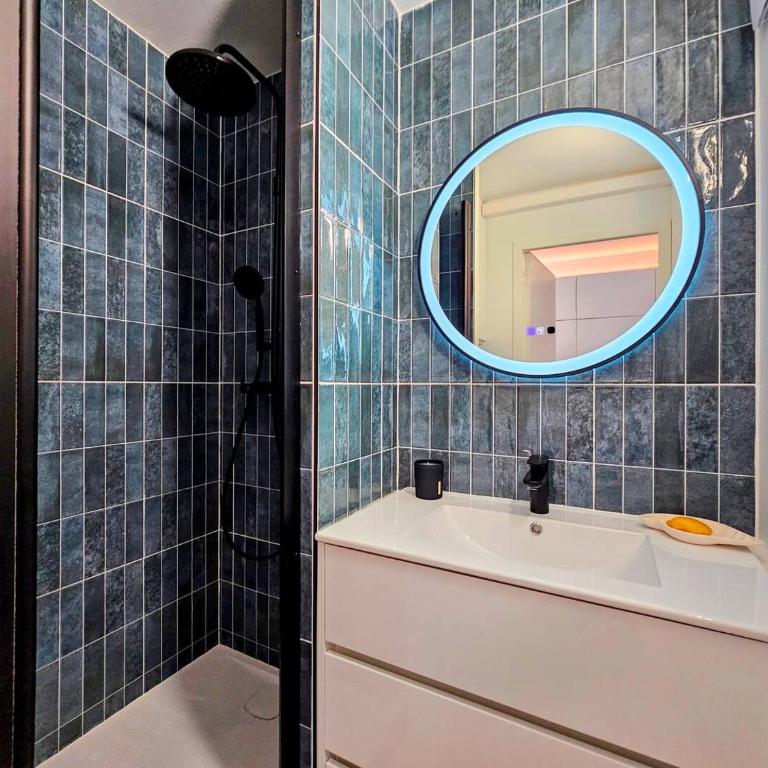 L'Horizon Bleu, Superbe Vue Mer, Piscine, Parking, Climatisation - Appartement 1 Chambre - Vue sur Mer - 16