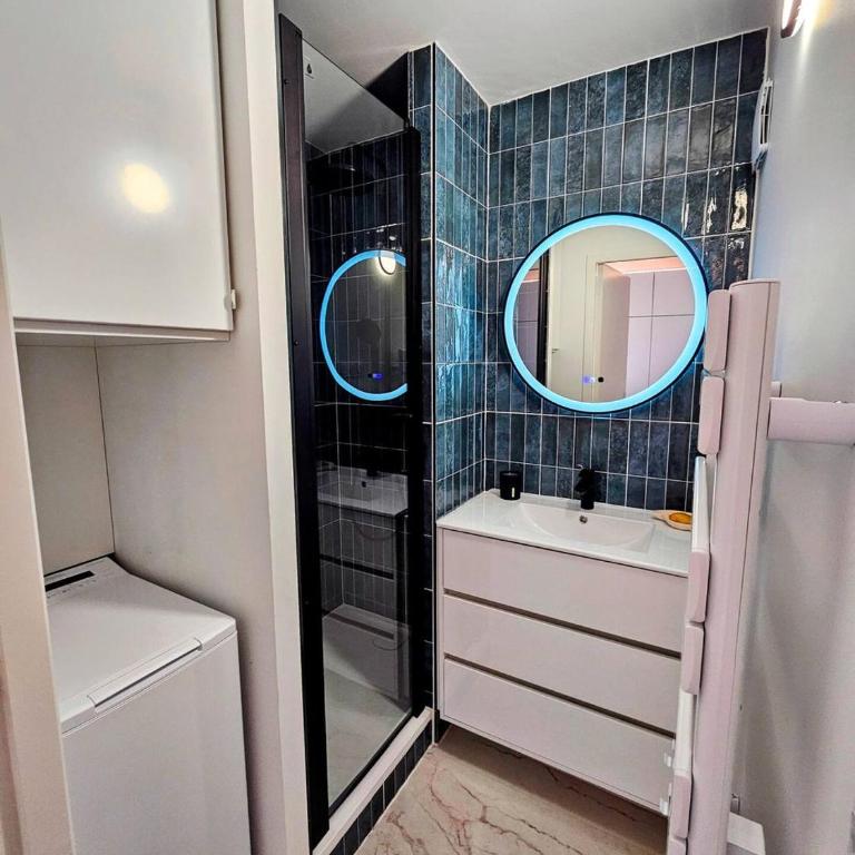 L'Horizon Bleu, Superbe Vue Mer, Piscine, Parking, Climatisation - Appartement 1 Chambre - Vue sur Mer - 15