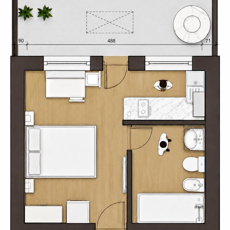 Center Studio Apartamento en el centro de Trelew - Apartamento de 1 dormitorio - 3