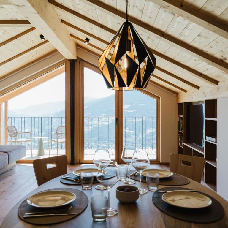 Gfohlerhof Brixen - Farm Holiday Panorama Apartments, Brixen Card, Air-conditioning & Yoga & Speck - Appartamento con 2 Camere da Letto - 2