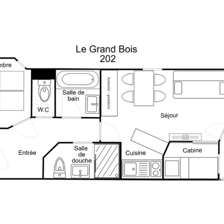 Confortable 2 Pièces + Cabine, Animaux Admis, Skis aux Pieds - FR-1-182A-11 - Appartement - 13