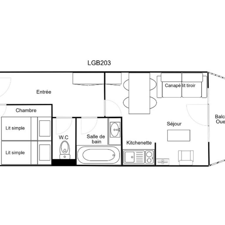 Confortable Appart 2 Pièces, Skis aux Pieds, Animaux Bienvenus - FR-1-182A-43 - Appartement - 9
