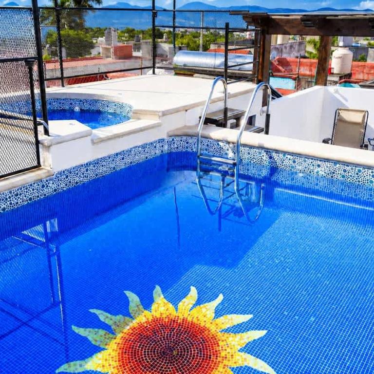Bonita casa Familiar con Alberca Jacuzzi & Rooftop - Apartamento - 75