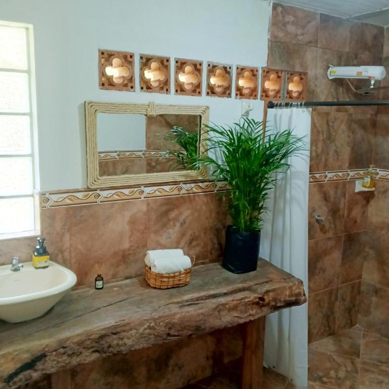 Cabaña con Jacuzzi Privado en El Peñol El palmar lodge - Two-Bedroom Apartment - 5